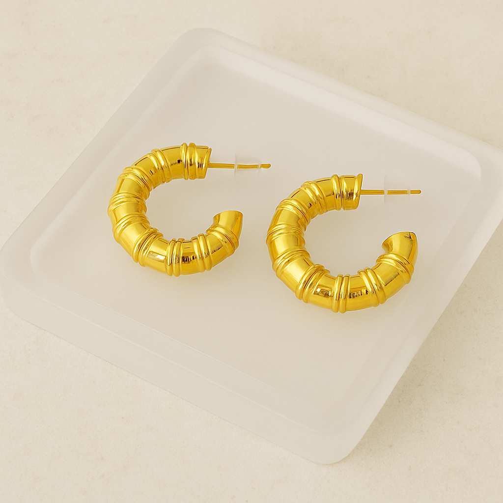 Bold Rib Hoops