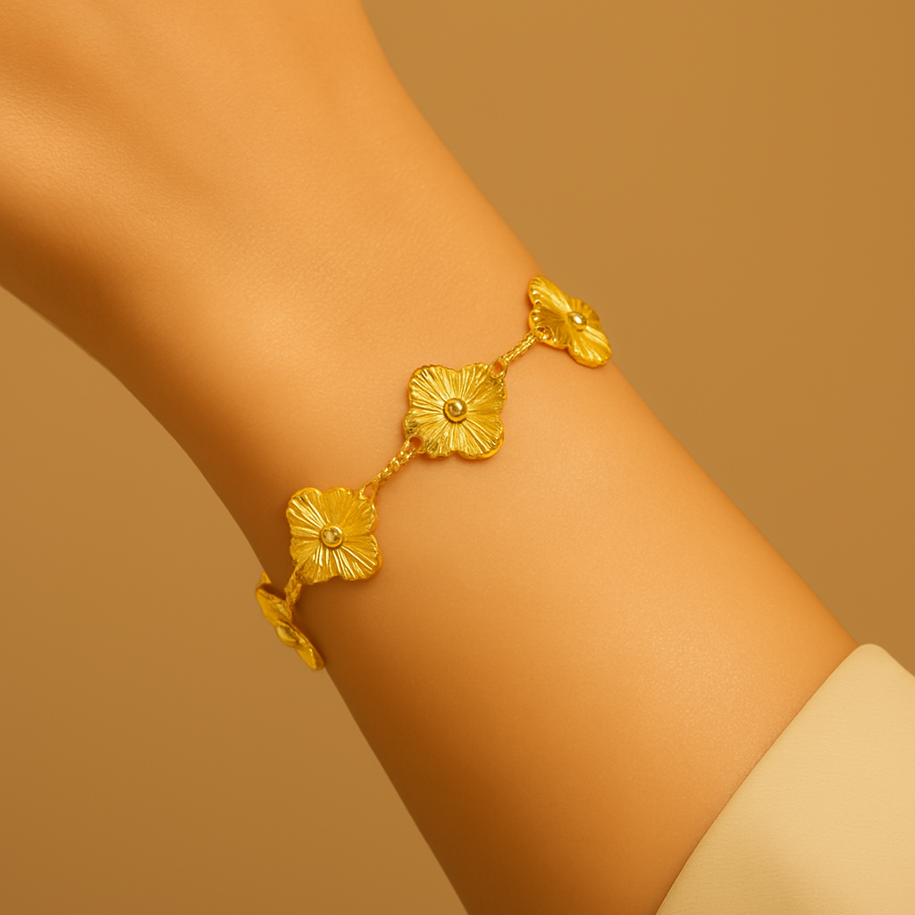 Golden Clover Bracelet