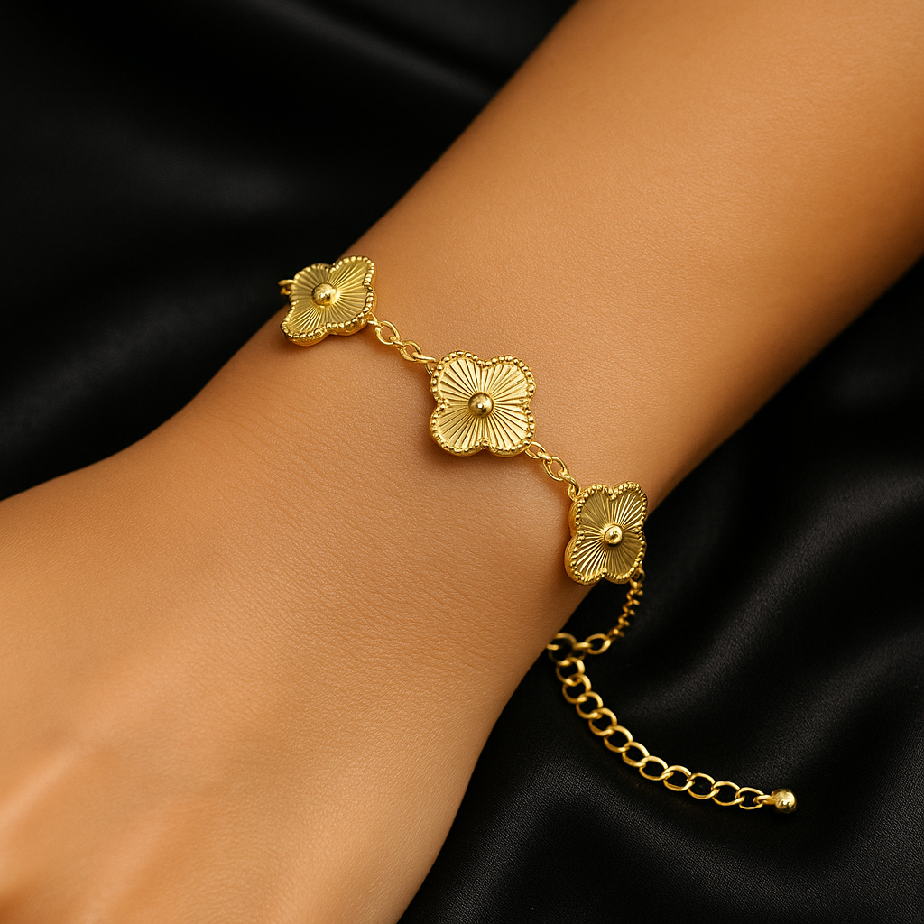 Golden Clover Bracelet