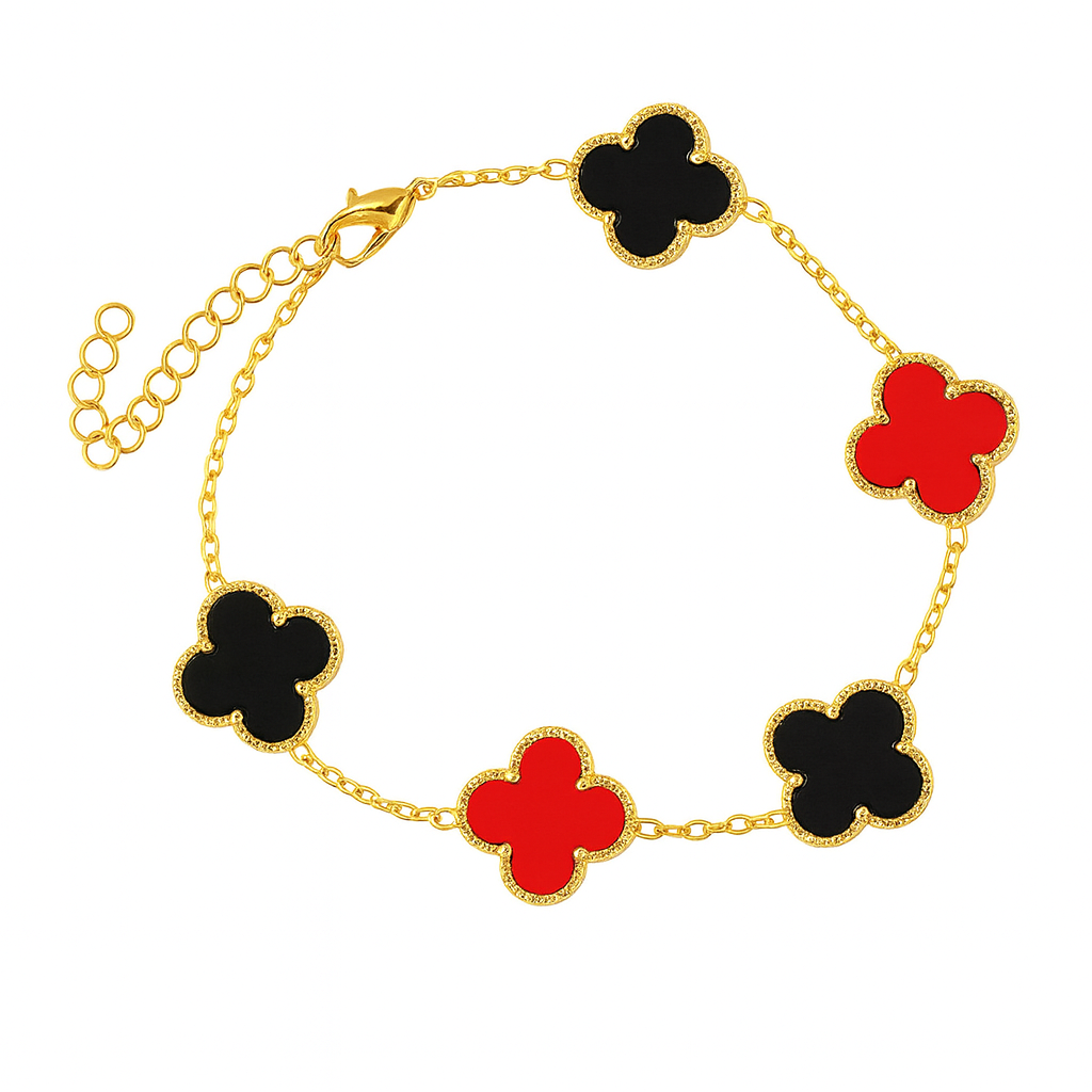 Rouge Clover Bracelet