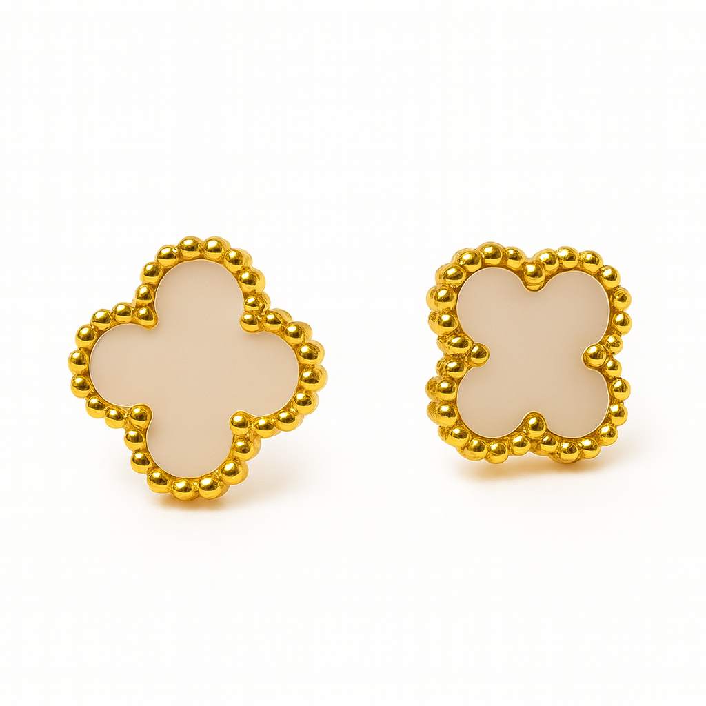 Pearl Clover Studs