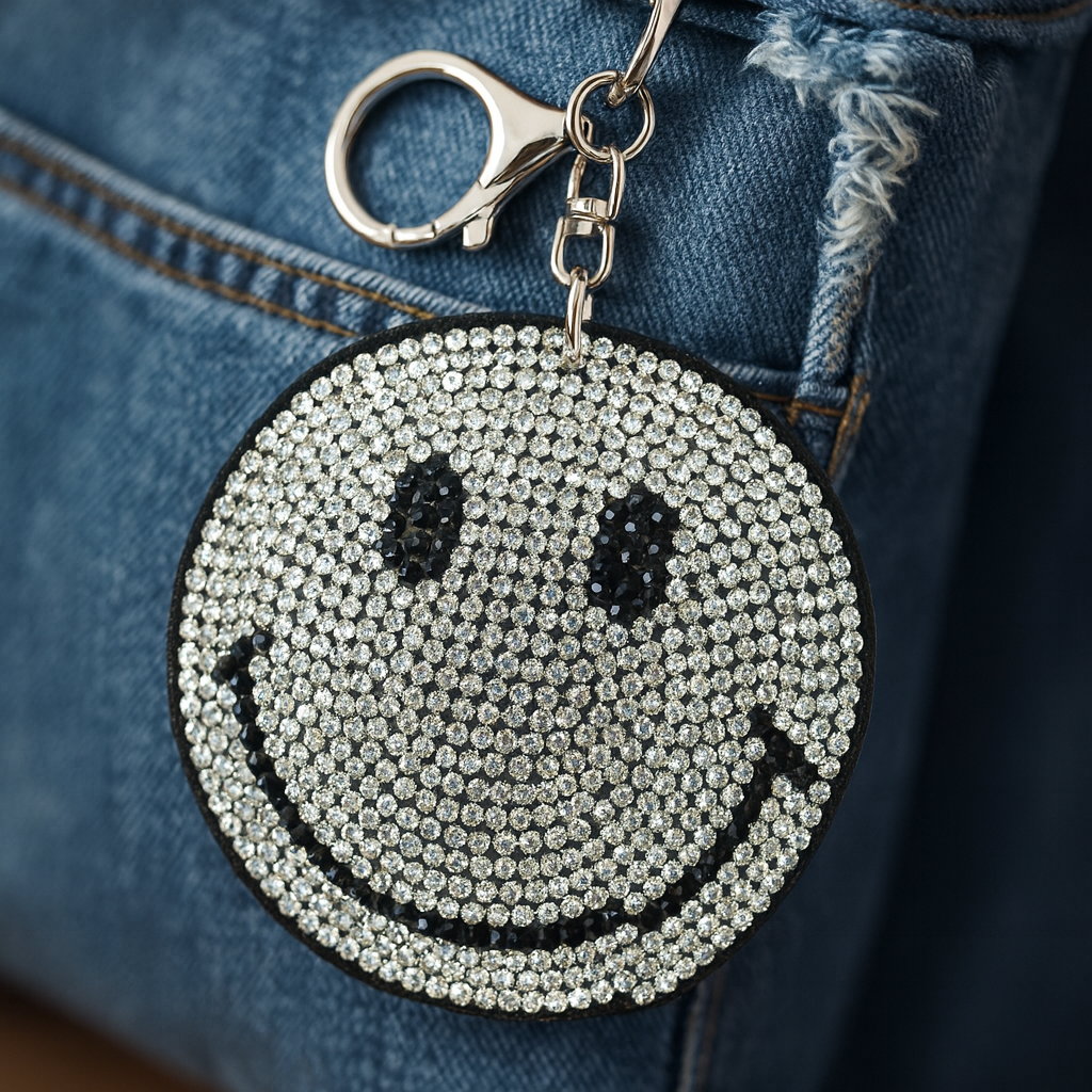 Smiley Spark Keychain