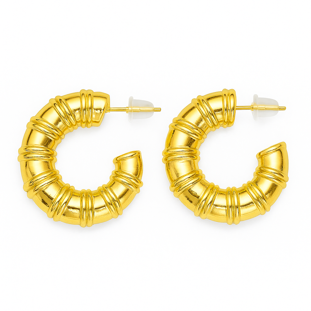 Bold Rib Hoops
