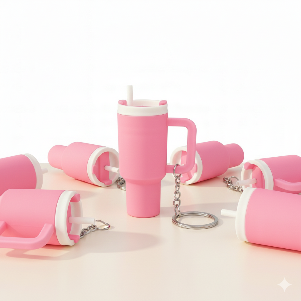 Midnight Sip Keychain