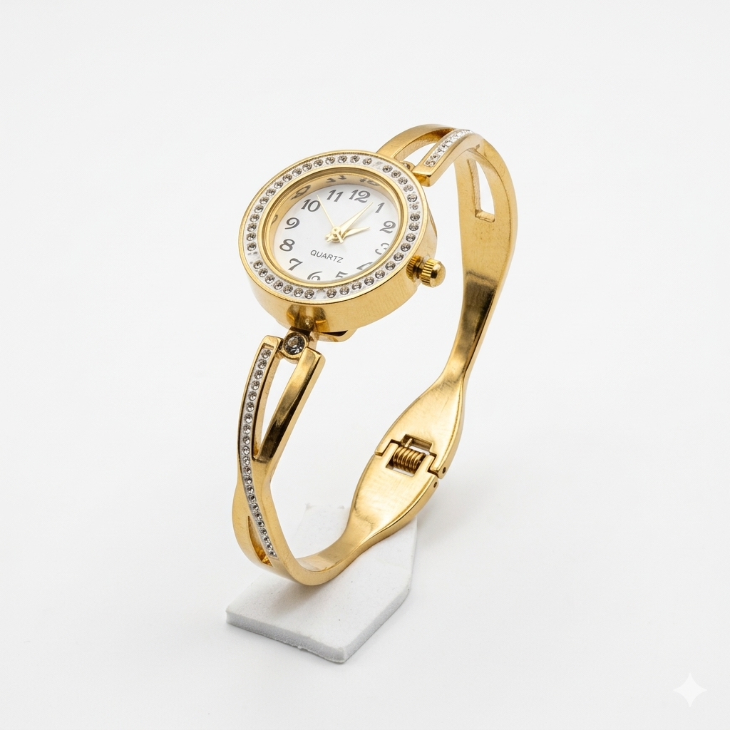 Luxe Crystal Watch