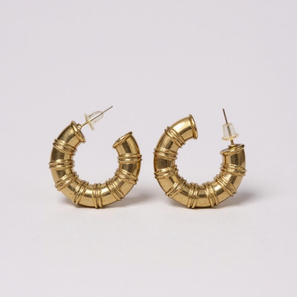 Stylish Stainless Steel Latest Hoop Bali Earrings for Women and Girls