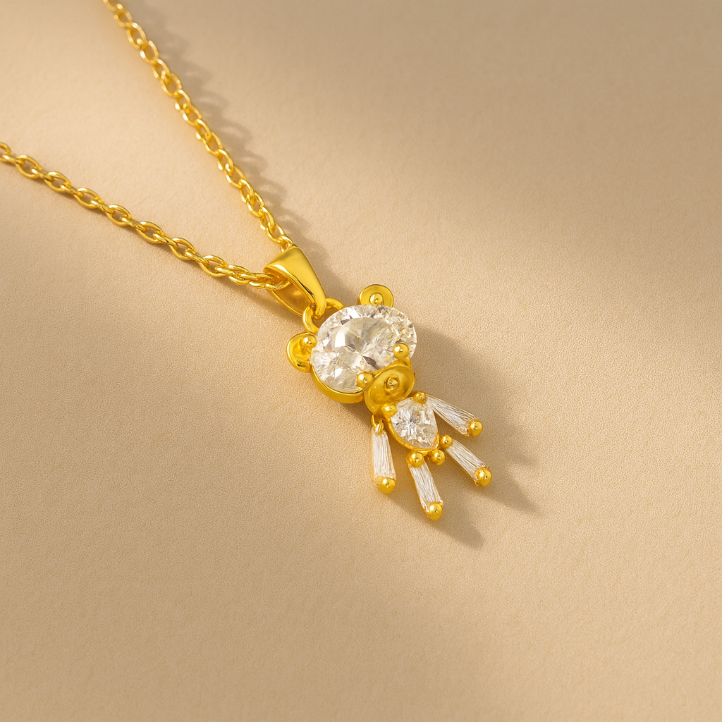 Ivory Teddy Necklace