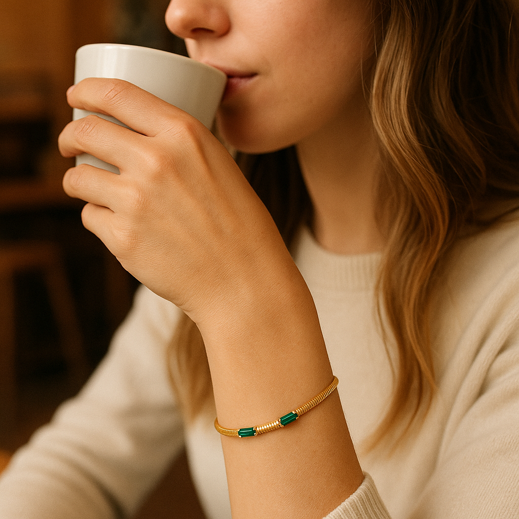 Emerald Trace Bracelet