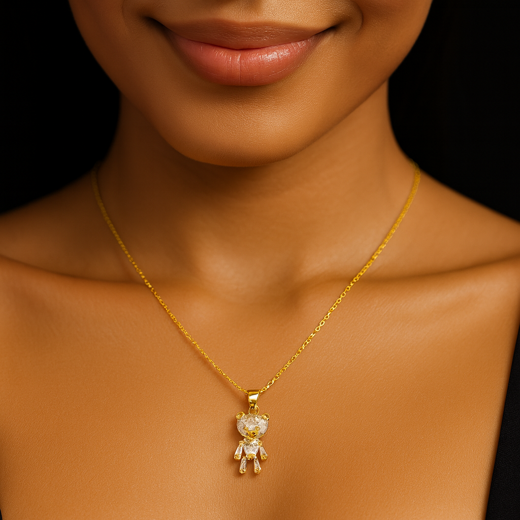 Ivory Teddy Necklace