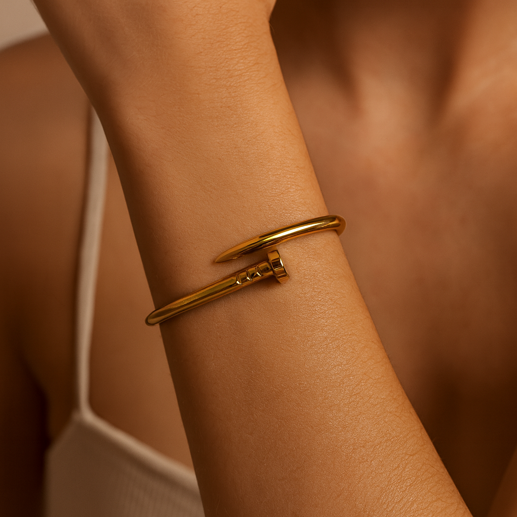Golden Nail Cuff