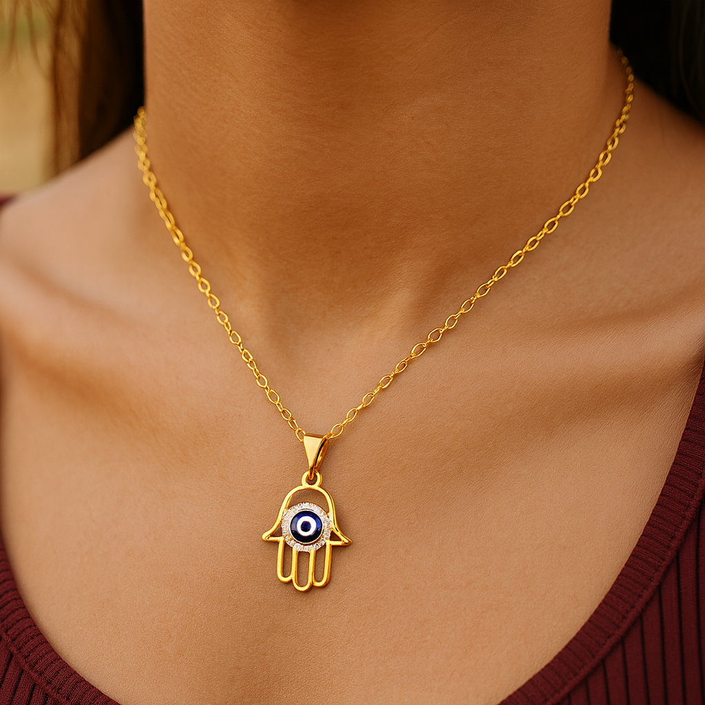 Hamsa Eye Charm