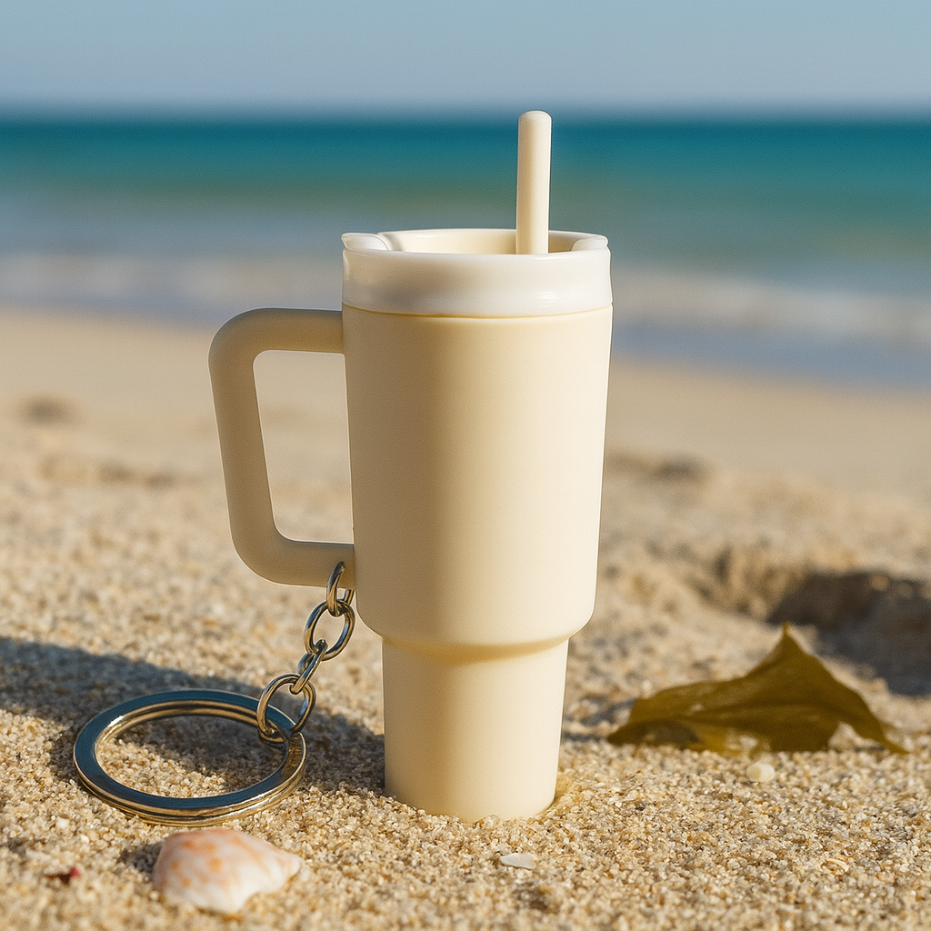 Ivory Sip Keychain