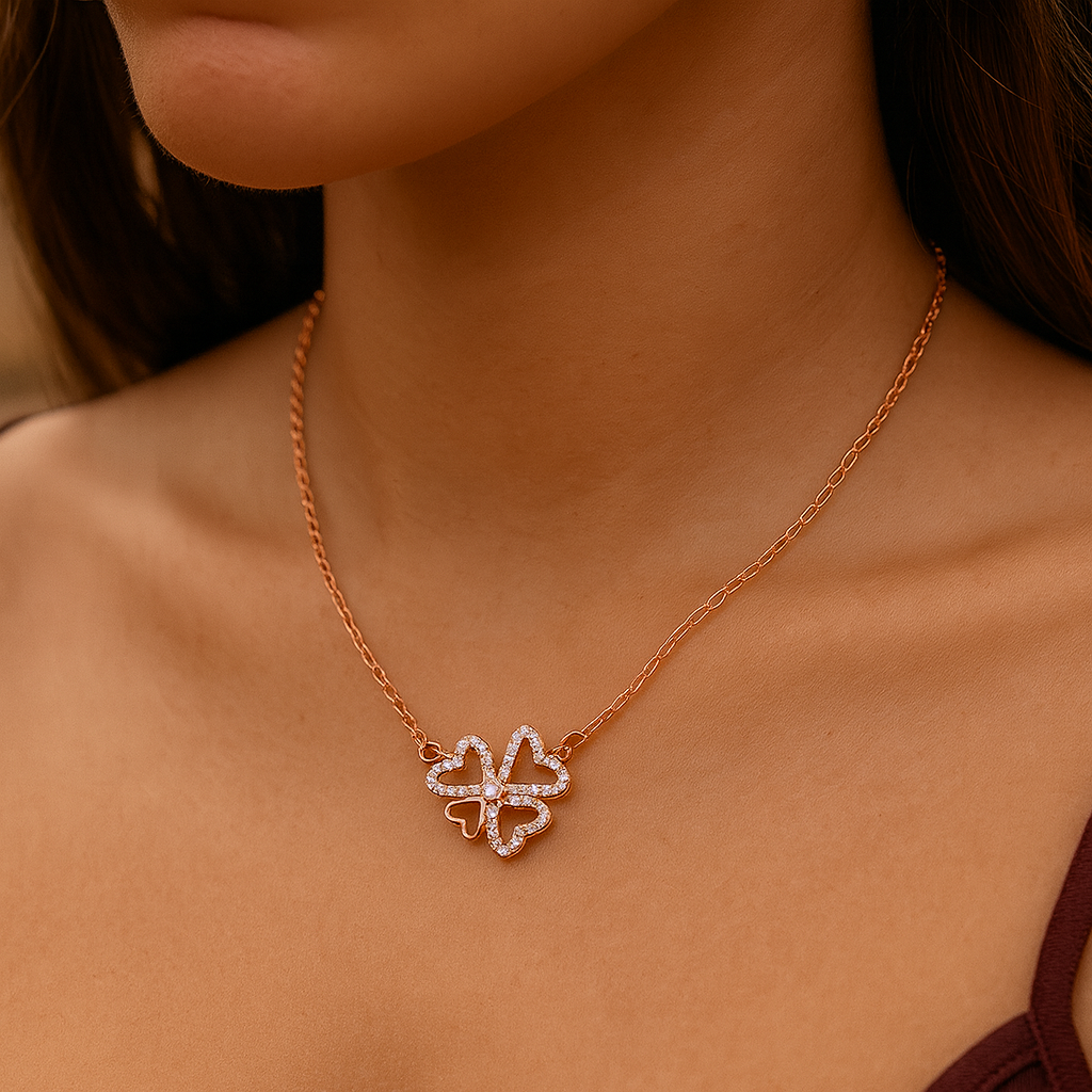 Rose Clover Charm