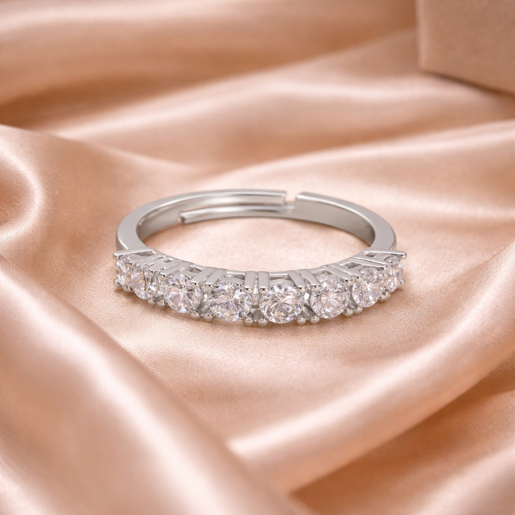 Silver CZ Ring