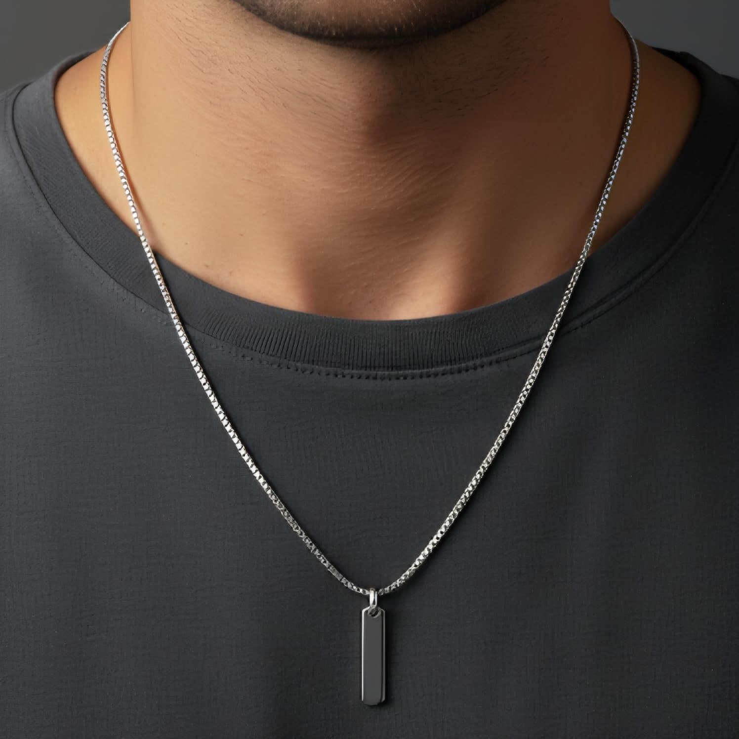 Silver Bar Pendant