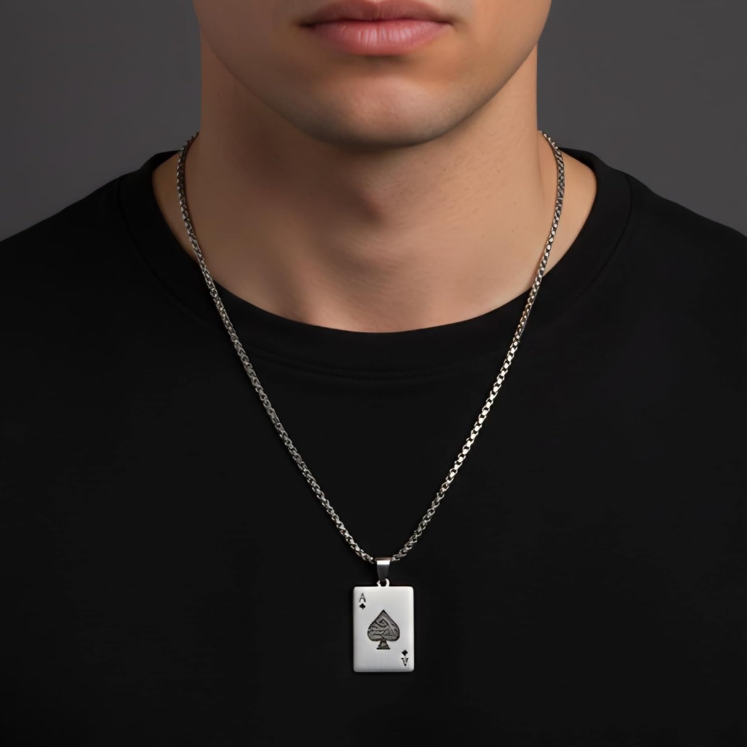 Spade Card Pendant