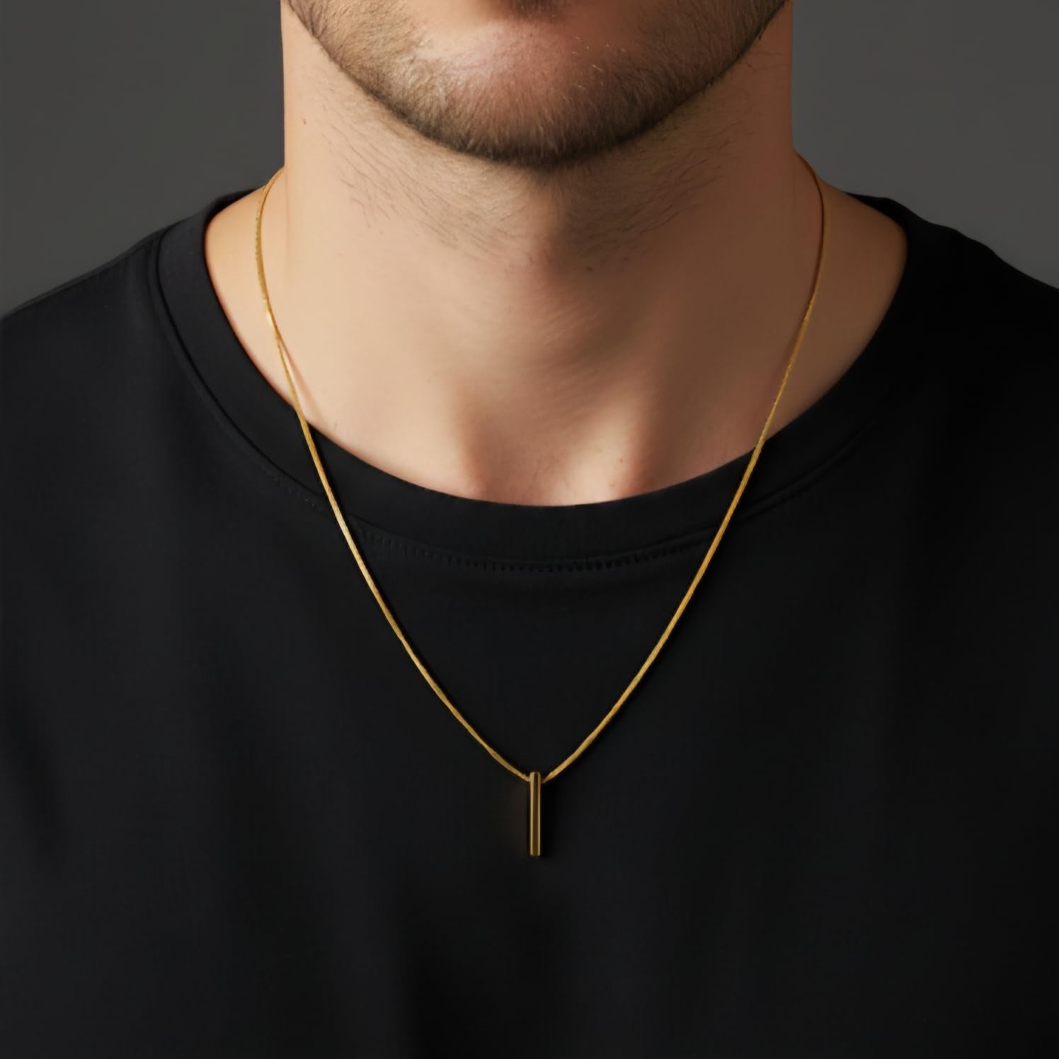 Gold Bar Pendant