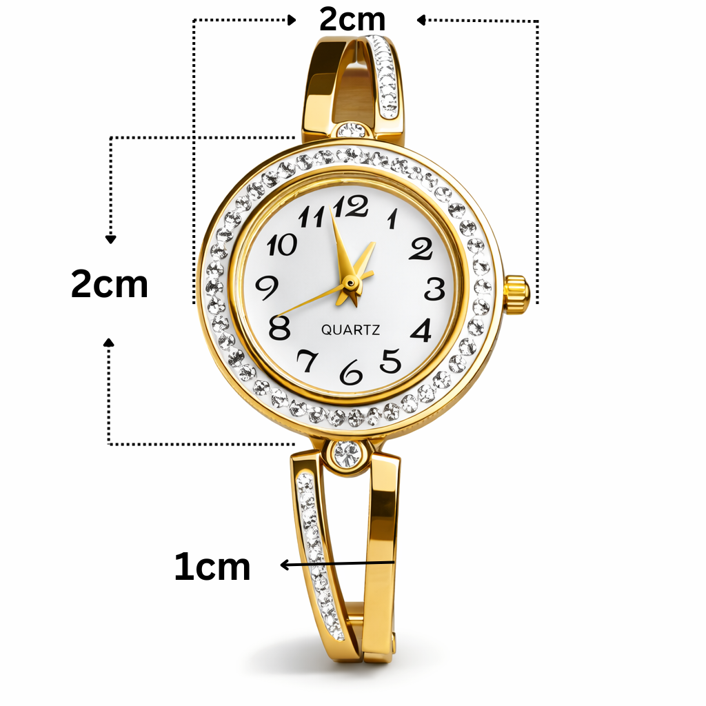 Luxe Crystal Watch